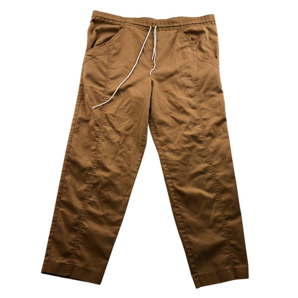 Vintage Carriage Court Sport Womens Pants Sz S/M Casual Straight High Rise Brown